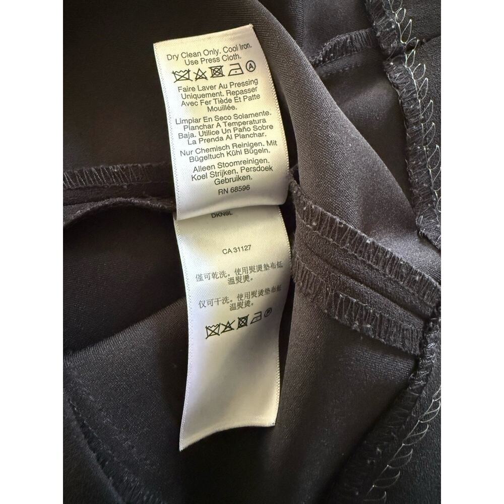 Dkny Balloon Sleeve Sheath Dress Black Size 10 Cocktail Knee Length Career - Picture 11 of 12